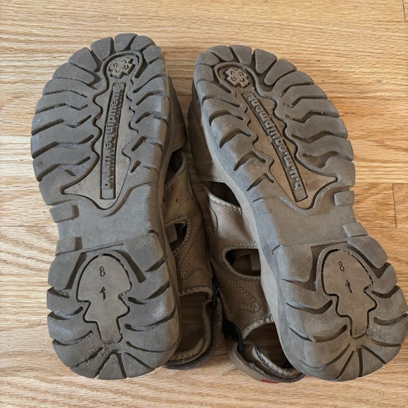 Vintage B.U.M. Equipment Tan and Brown Comfort Sandals - Picture 7 of 8